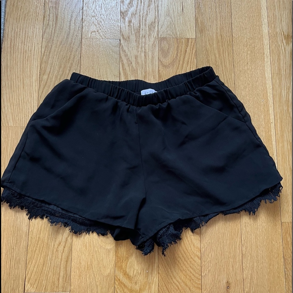 Socialite satin shorts